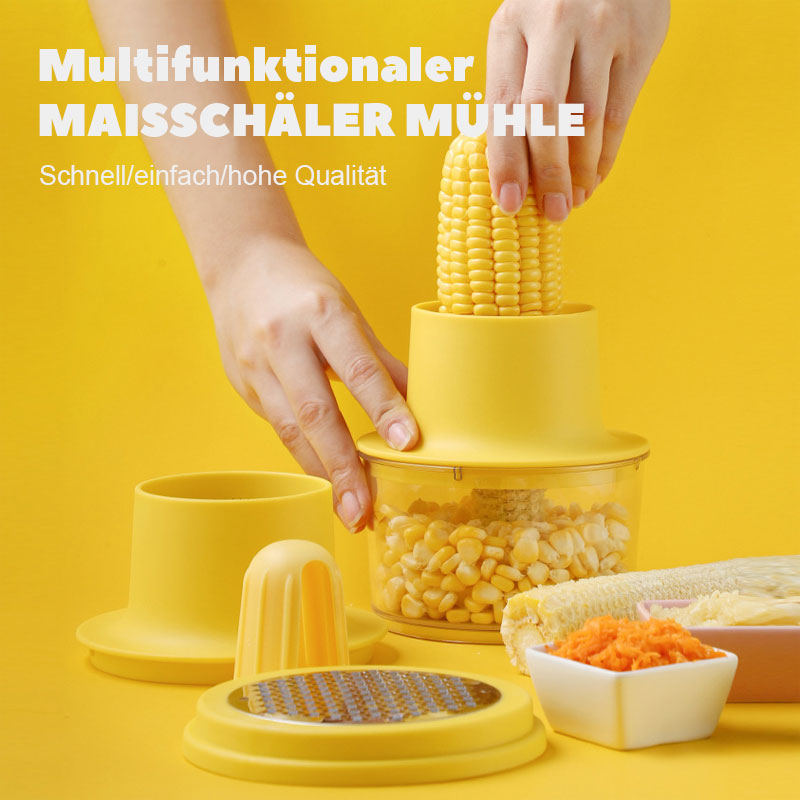 Maisdrescher und Knoblauchmühle aus Edelstahl